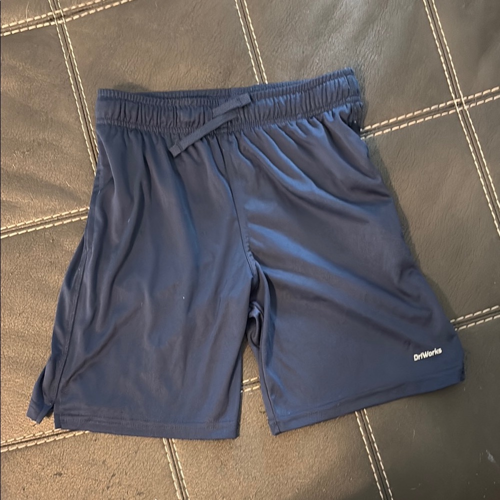 Athletic Works Blue Athletic Shorts Lightweight Moisture-Wicking